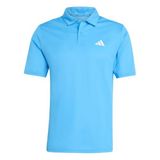 Adidas KD5440 Workout Essentials Erkek Mavi Polo Tişört
