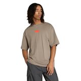 adidas KE6790 AU EF GR I SS Kahverengi Bisiklet Yaka Fit Baskılı Erkek T-Shirt