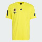 Adidas KE7002 Fb Trvl Tee M Erkek Fenerbahçe Basketbol Erkek Antrenman Tişörtü - Sarı