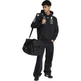 Adidas KF0166 Mer Dr Hood M Siyah Kapüşon Yaka Normal Baskılı Erkek Sweatshırt