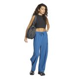 Adidas KF0578 W Z.N.E. WV PT Mavi Bol Kesim Kadın Sweatpant