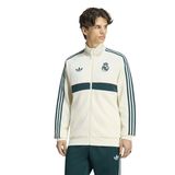 Adidas KG2971 REAL OG2 TT Bej Baskılı Erkek Zip Ceket