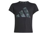 adidas Kız Çocuk JG FLWR T T-Shirt BLACK/MULTCO 11-12 Yaş