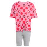 adidas Kız Çocuk LG DY MI T SET Eşofman Takımı PNKFUS/MULTCO 6-7A