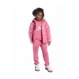 adidas Kız Çocuk Puffer Mont 116 cm, 116 cm, JL9049 LK ESS 3S JKT, Pembe, Kız Çocuklar