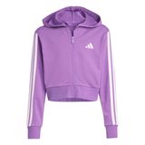 adidas Kız Çocuk Sweatshirt KE3013 JG 3S FT FZ CRO, 5003344540