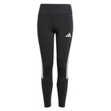 adidas Kızlar Tren Essentials 3 Çizgili Tayt Çocuk Tayt, Siyah/beyaz, 11-12 Yıl