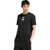 Adidas KR3609 M Dny Graphıc T Siyah Bisiklet Yaka Düz Erkek T-Shirt - XL