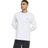 Adidas KS0488 Rcc Ls Uf Beyaz Bisiklet Yaka Düz Erkek T-Shirt - M