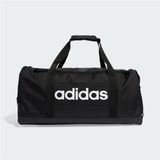 adidas Lınear Duffel M JD9555 Spor Çantası Polyester Materyal ile Şık Tasarım Orta Boy Kadın - Siyah - Beyaz