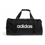 Adidas Linear Duffel M Unisex Çanta JD9555 Modeli Black/White Dayanıklı Spor Çantası