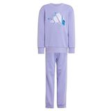 adidas LK DY LS JOG Unisex Çocuk Eşofman Takımı LPURPL/VITOME 9 10 Ay