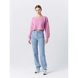 adidas Luxe Slouchy Crew Kadın Sweatshırt HF6775 - Pembe - 38