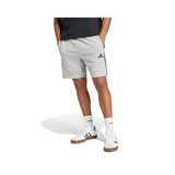 adidas M 3S FT SHO Erkek Şort, medium grey heather/black, M