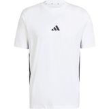 Adidas M 3s Sj T Erkek Beyaz Tişört %100 Pamuklu Spor Tasarım Nefes Alabilir Kumaş - 2XL