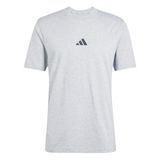 adidas M 3S SJ T Erkek Kısa Kollu Tişört, medium grey heather/black, S