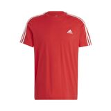 adidas M 3S Sj T Erkek Spor Tişörtü IC9339 Kırmızı