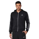 adidas M Ess Hld Fz Hd Erkek Günlük Ceket JM1695 Siyah