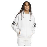 Adidas M Fi 3S Fz Erkek Günlük Ceket JW7106 Beyaz