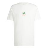 adidas M L PIZZA TEE Erkek Grafik Baskılı Tişört (Kısa Kollu), S