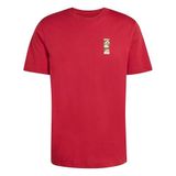 adidas M MOS POSTER T Erkek Baskılı/Desenli Kısa Kollu Tişört, active maroon, S