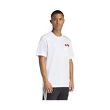 Adidas M Nov Dart T Erkek Günlük Tişört JZ5041 Beyaz - 2XL