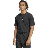 adidas M Sl Sj T Siyah Renk Erkek Tişört Nefes Alabilir Kumaş ile Şık Tasarım - 4XL