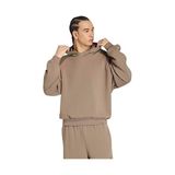 Adidas M Soft Lux Sk Hd Erkek Günlük Sweatshirt KS0313 Haki - 2XL