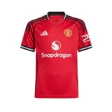 adidas Manchester United 25-26 İç Saha Çocuk Kırmızı Futbol Forması