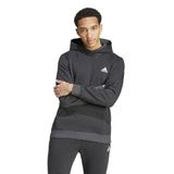 adidas Mel Erkek Siyah Kapüşonlu Sweatshirt, XXL
