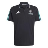 adidas MER DNA POLO M Erkek Kısa Kollu Polo Yaka Tişört, black/semi mint rush, M