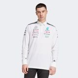 adidas Mercedes Amg Petronas Formula One Team Erkek Beyaz Polo Sweatshirt (JX0757)