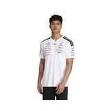 Adidas MERCEDES DR JSY M Erkek Pilot Forması KF0160 Beyaz