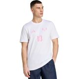 adidas Messi Name&number Graphic Erkek Beyaz Futbol T-Shirt KB9480