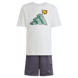 adidas Minecraft Çocuk Beyaz Şort Takım