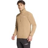 adidas mt Ess Hz Fl Erkek Polar Üst, Rahat Kullanım İçin Yumuşak Kumaş ve Şık Tasarım - XS - Krem