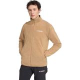 Adidas Multi Essentials Full-Zip Fleece Erkek Kahverengi Dik Yaka Ceket - XS
