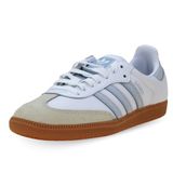 adidas Originals Erkek Samba Futbol Ayakkabısı, Beyaz Halo Mavi Sakız, 10 US