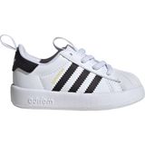 Adidas Originals JS0720 Adifom Superstar 360 Çocuk Ayakkabı Düz Taban Yapısı ile Beyaz - Siyah
