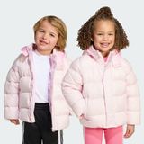 Adidas Originals JV8547 Down Jacket Kids - Pembe - Beyaz - 4 - 5 Yaş