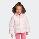 Adidas Originals JV8547 Down Jacket Kids - Pembe - Beyaz - 5 - 6 Yaş