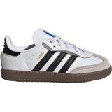 Adidas Originals Samba OG Çocuk Ayakkabı Deri Malzeme ile Konforlu Tasarım ve Taban Tipi - Beyaz