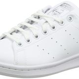 adidas Originals Üniseks Çocuk Stan Smith J Jimnastik Ayakkab?s?, Ftwr Beyaz Ftwr Beyaz Gümü? Met, 3 UK