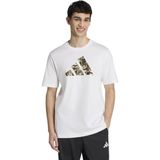 Adidas Panda Chill Camo Erkek Beyaz Yuvarlak Yaka Tişört - XL