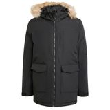 adidas Paveric Fur Parka Erkek Mont Siyah L