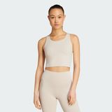 Adidas Performance JL5522 adidas All Me Medium Support Bra Tank Top - Bej