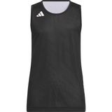 Adidas Performance JM5134 3G Speed Çift Taraflı AEROREADY Çocuk Basketbol Forması - Siyah - Beyaz - 5 - 6 Yaş