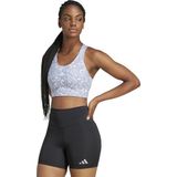 Adidas Performance JN9694 Own the Run Pocket Medium Support Print Sporcu Sütyeni - Mavi - Gri - XL