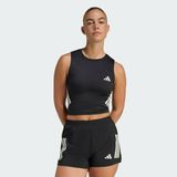 Adidas Performance JZ5157 ADI365 Iconic Running Crop Tank - L - Siyah