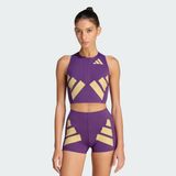 Adidas Performance KA6124 Adizero Road to Records Crop Top - Mor